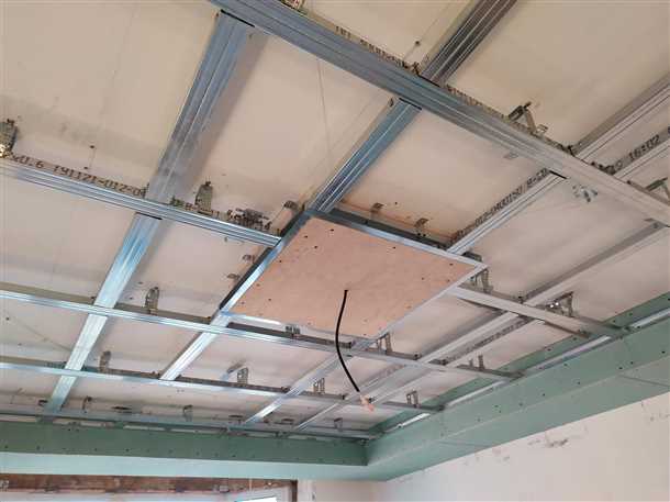 Монтаж подвесного потолка из гипсокартона