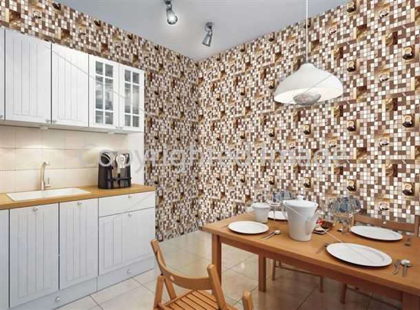 Преимущества моющихся обоев для кухни: