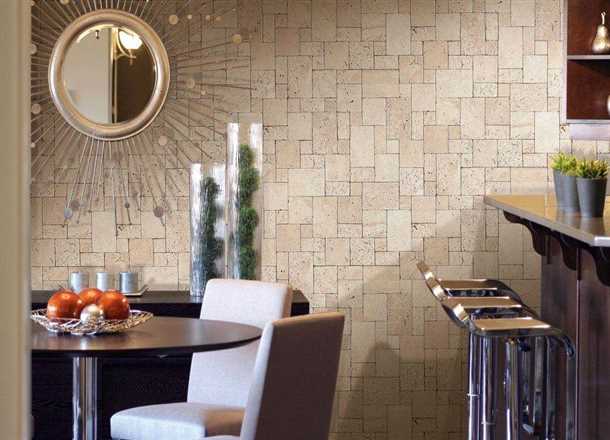 Техника клейки моющихся обоев для кухни