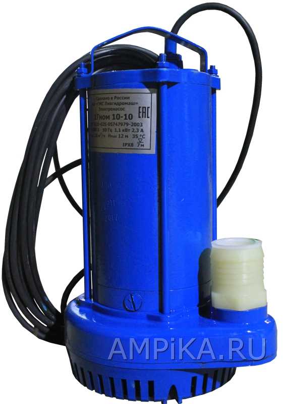 Применение дренажных насосов гном