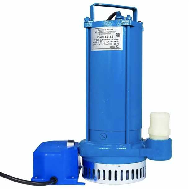 Насос дренажный гном - эффективное и надежное решение для отвода воды и подземного дренажа без лишних затрат Насос дренажный гном