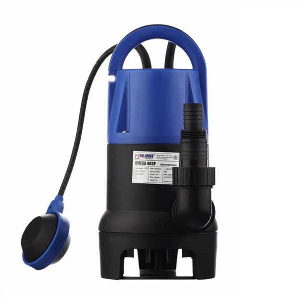 Дренажный погружной насос - эффективное решение для откачки воды Насос дренажный погружной