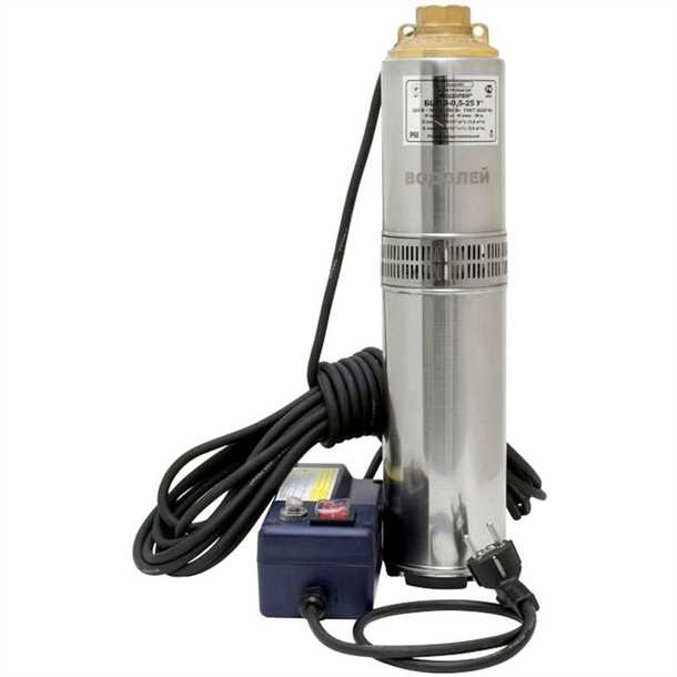 Принцип работы, применение и особенности глубинного насоса для водолейных систем Насос глубинный водолей