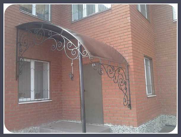 Выбор размеров и формы навеса
