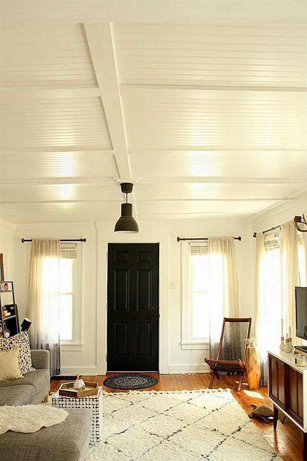 Избегание навесных светильников при низком потолке