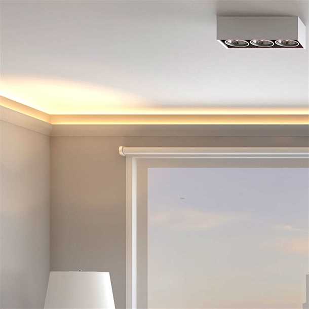 Потолочный плинтус: декоративная функция