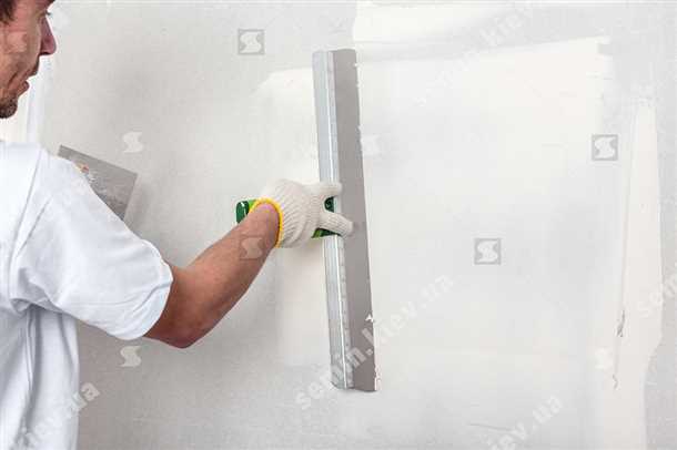 3. Стирка шпаклевки