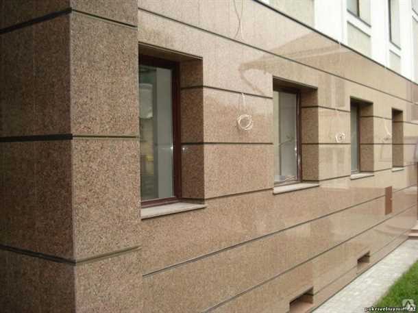 Установка керамогранита на стены дома