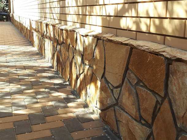 Облицовка цоколя натуральным камнем технологии материалы и работы