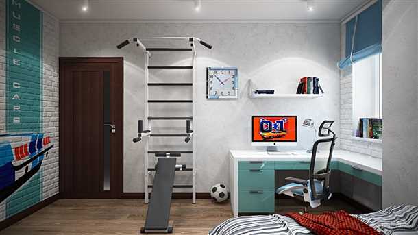 Тематические обои на стену в подростковой комнате