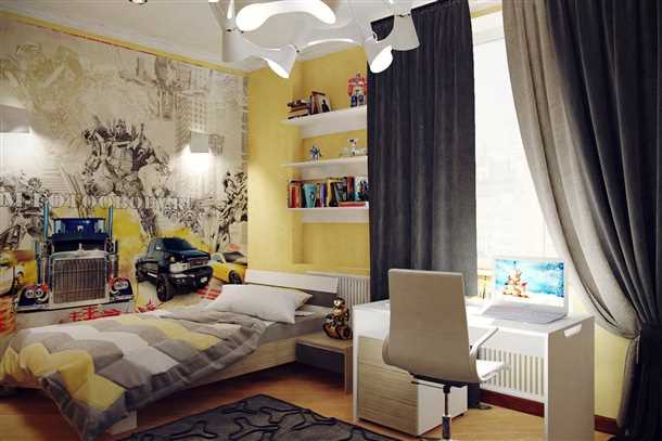 Модные обои для подростковой комнаты