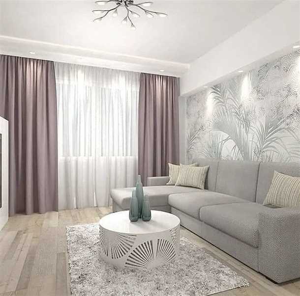 Цветовая гамма обоев для маленькой гостиной