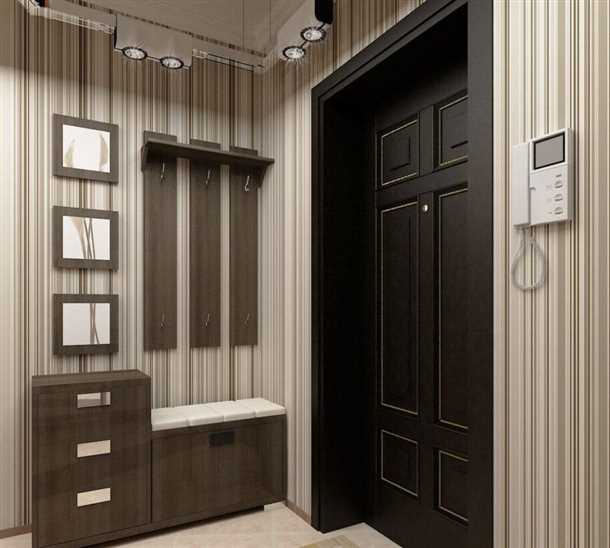 Выбор цвета обоев для маленькой прихожей