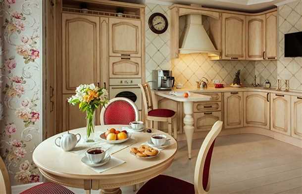 Особенности обоев в классическом стиле для кухни
