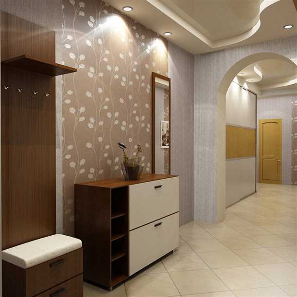 Практичность обоев в прихожей