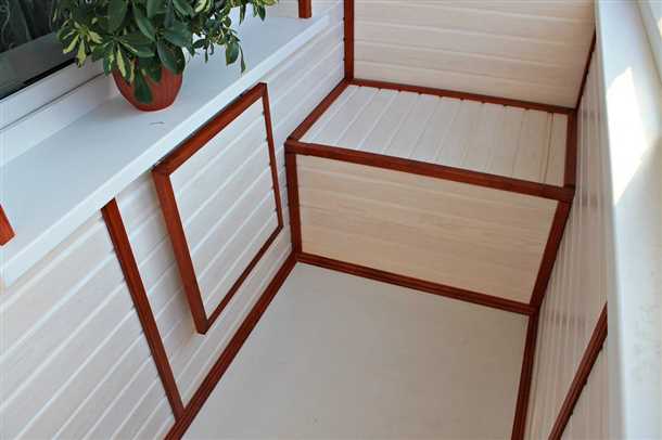 Металлическая обшивка лоджии