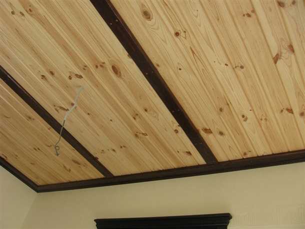 Способы фиксации вагонки на потолке