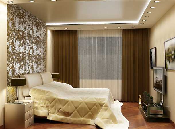 Советы по уходу за потолком в спальне