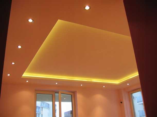 Изысканный дизайн потолка из гипсокартона