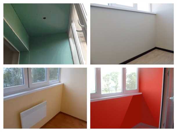 Отделка балкона гипсокартоном Отделка балкона гипсокартоном