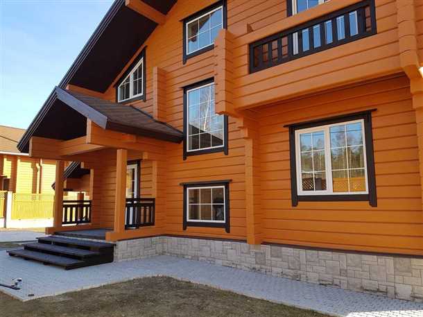 Оштукатуривание бруса