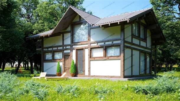 Основные приемы интеграции фахверка в фасад