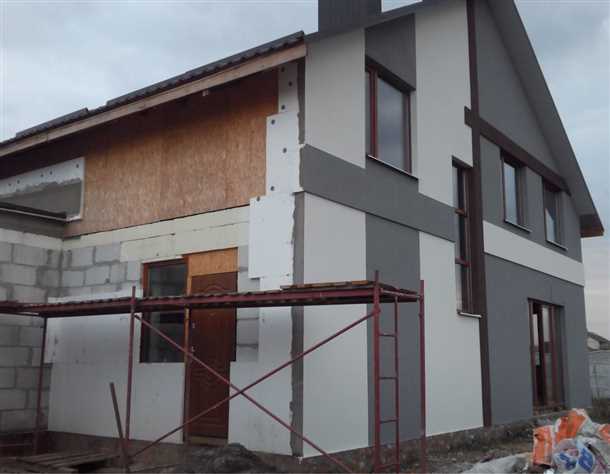 Отделка фасада пенопластом: преимущества и этапы работы