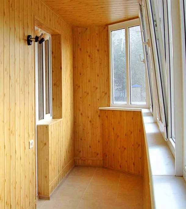 Отделка лоджии с помощью вагонки: выбираем материалы и способы укладки