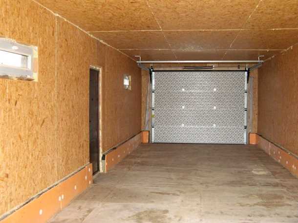 Отделка внутри гаража: советы и рекомендации Отделка внутри гаража