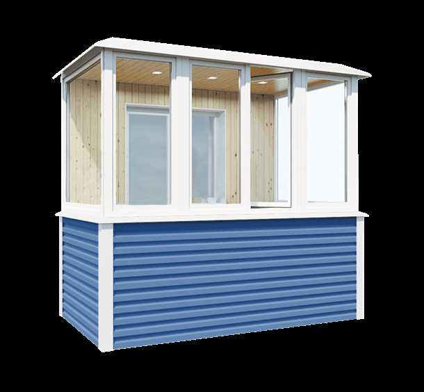 Выбор цвета для балконов и лоджий