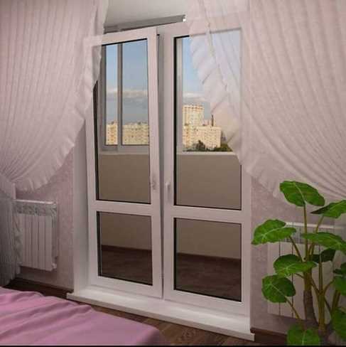 Пластиковые балконные двери
