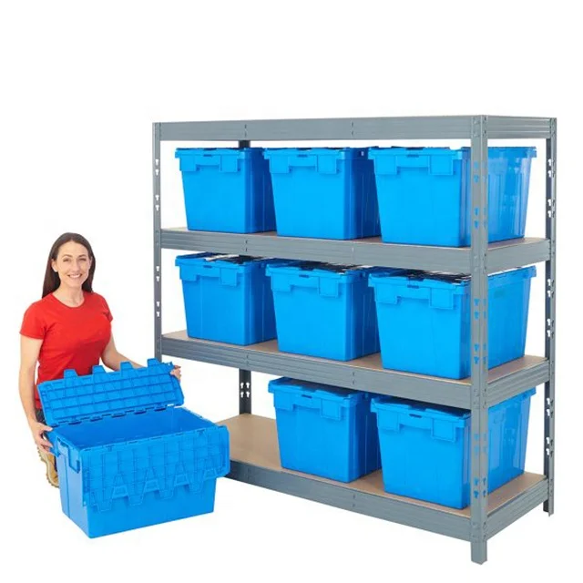 Где купить пластиковые ящики для стеллажей