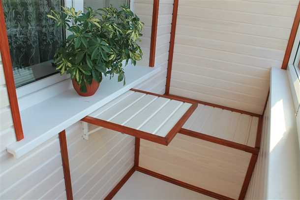 Недостатки отделки лоджии панелями