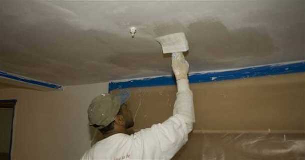 Инструменты для побелки потолка