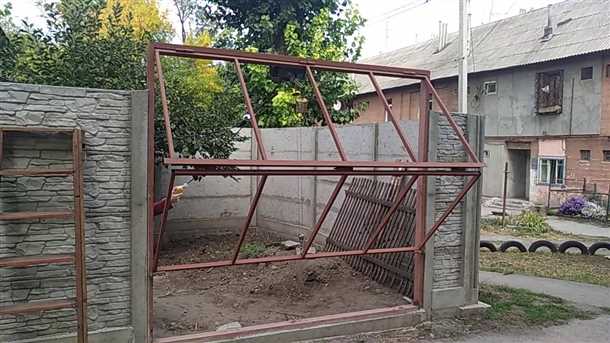 Подъемные ворота для гаража самодельные Подъемные ворота для гаража самодельные