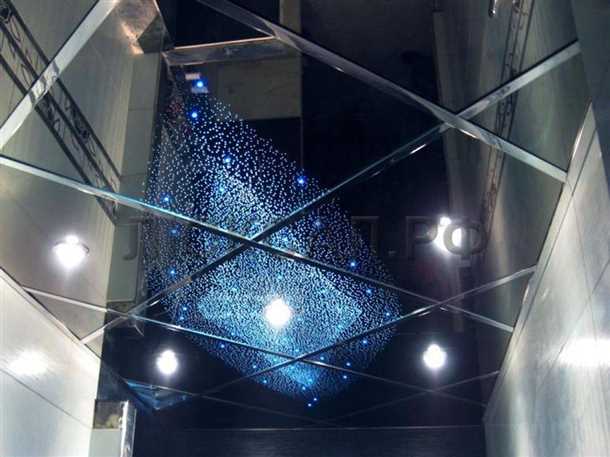 Преимущества подвесных зеркальных потолков