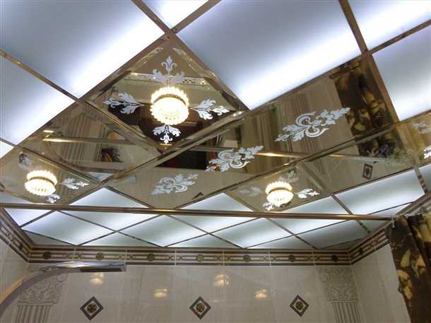 Что такое подвесные зеркальные потолки?