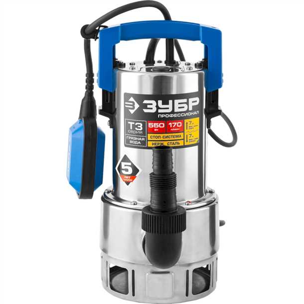 Характеристики погружного насоса