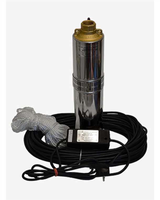 Технические характеристики погружного насоса водолея