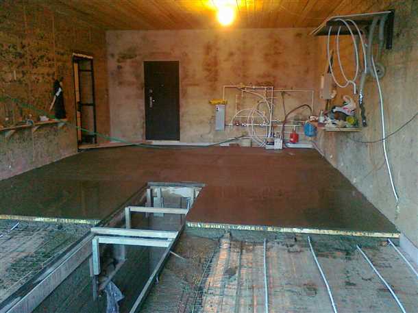 4. Укладка напольного покрытия