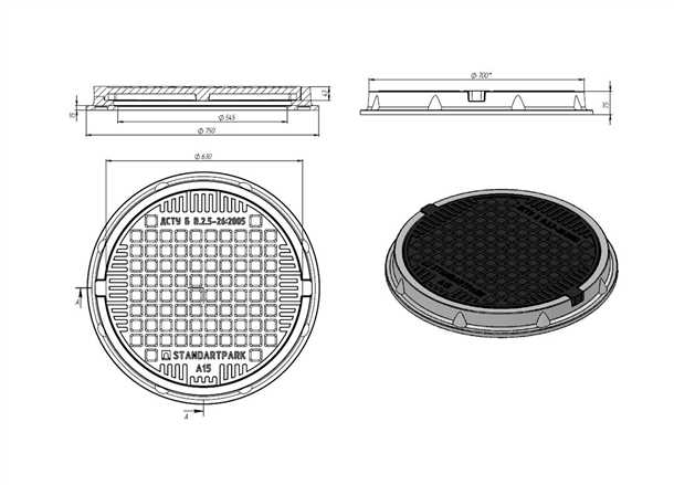 Преимущества полимерных канализационных люков