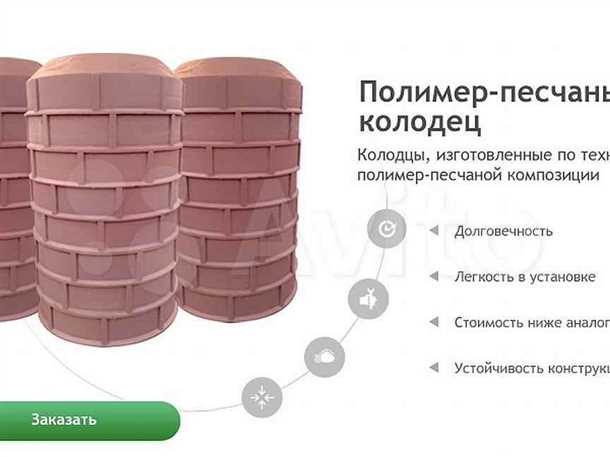 Простота установки и эксплуатации полимерпесчаных колодцев