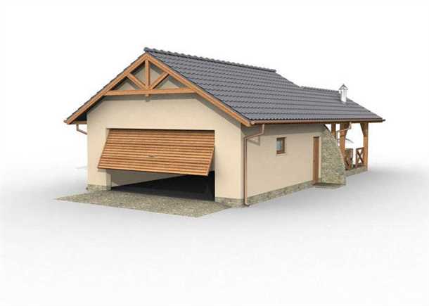 Постройка летней кухни с гаражом Постройка летней кухни с гаражом