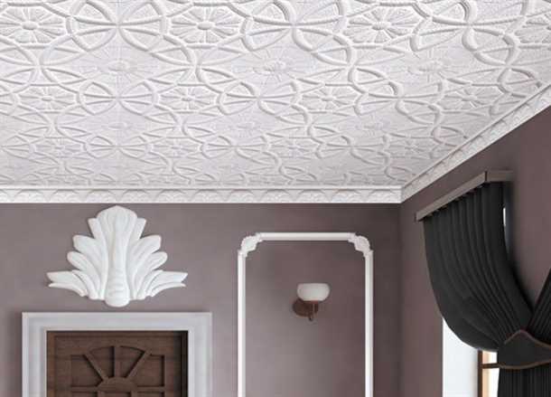 Новые возможности с потолочной плиткой из полистирола