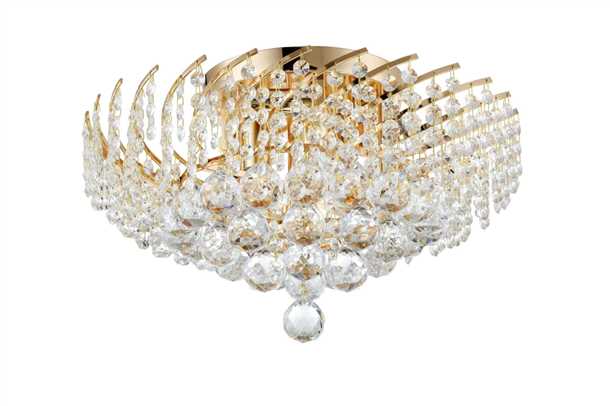 Особенности и преимущества потолочных хрустальных люстр