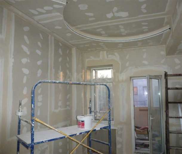 Отделка потолка гипсокартоном
