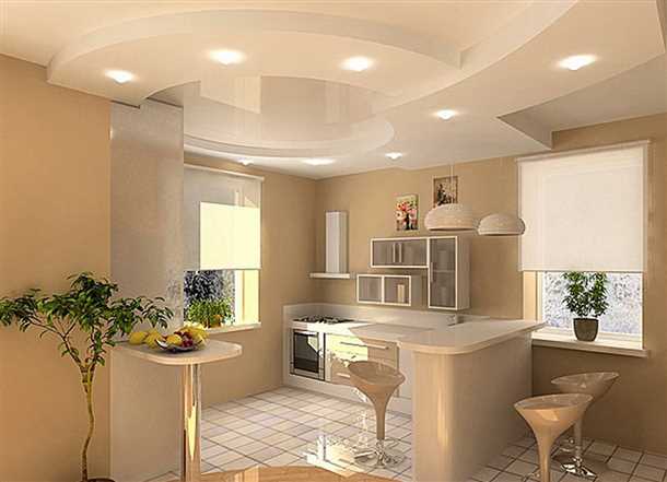 Как ухаживать за потолком из гипсокартона на кухне