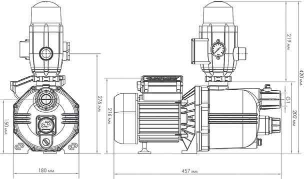 Область применения насоса Джилекс Джамбо 70 50 П
