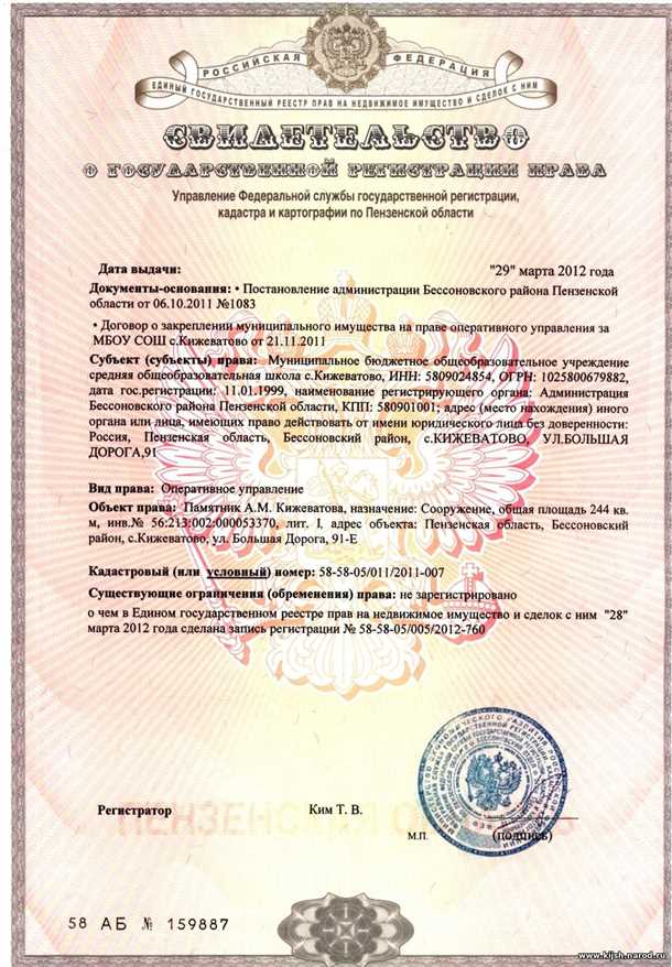 Разрешительная документация