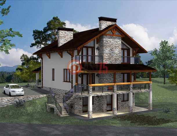 Проекты деревянных домов с цокольным этажом